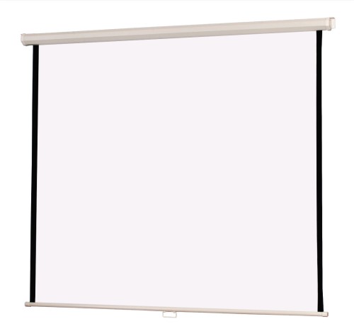 Ekran projekcyjny MEMOBE, manualny sufitowy lub naścienny BASIC, płótno Matt White, 240xh240 cm (1:1)