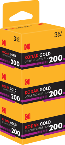 Film Eastman Kodak Gold 200 135-36 exp 3-pack Vertical