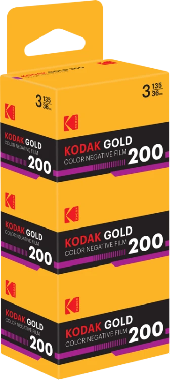 Film Eastman Kodak Gold 200 135-36 exp 3-pack Vertical