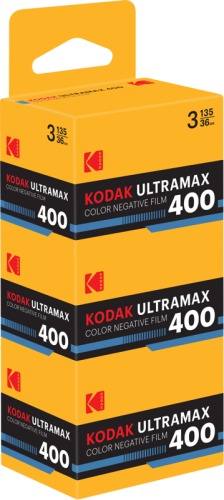 Film Eastman Kodak Ultramax 400 135-36 exp 3-pack Vertical
