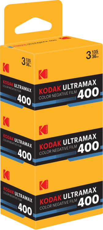 Film Eastman Kodak Ultramax 400 135-36 exp 3-pack Vertical