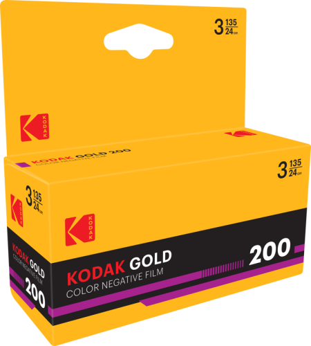 Film Eastman Kodak Gold 200 135-24 exp 3-pack Horizontal