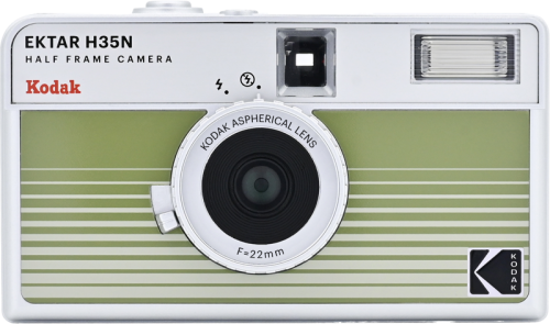 Film Kodak EKTAR H35N Camera Striped Green