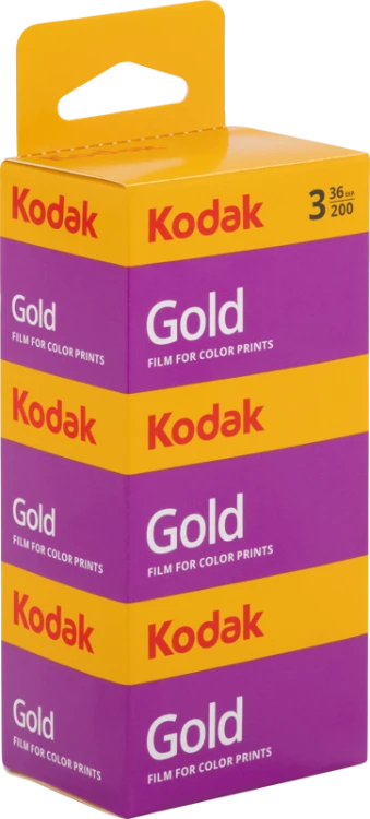 Film Kodak 135 Gold 200-36x3