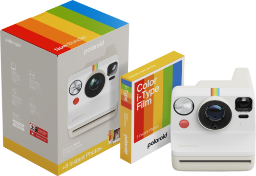 Wkłady Polaroid Now Gen 3 Pebble White bundle with Color Film (8 photos)