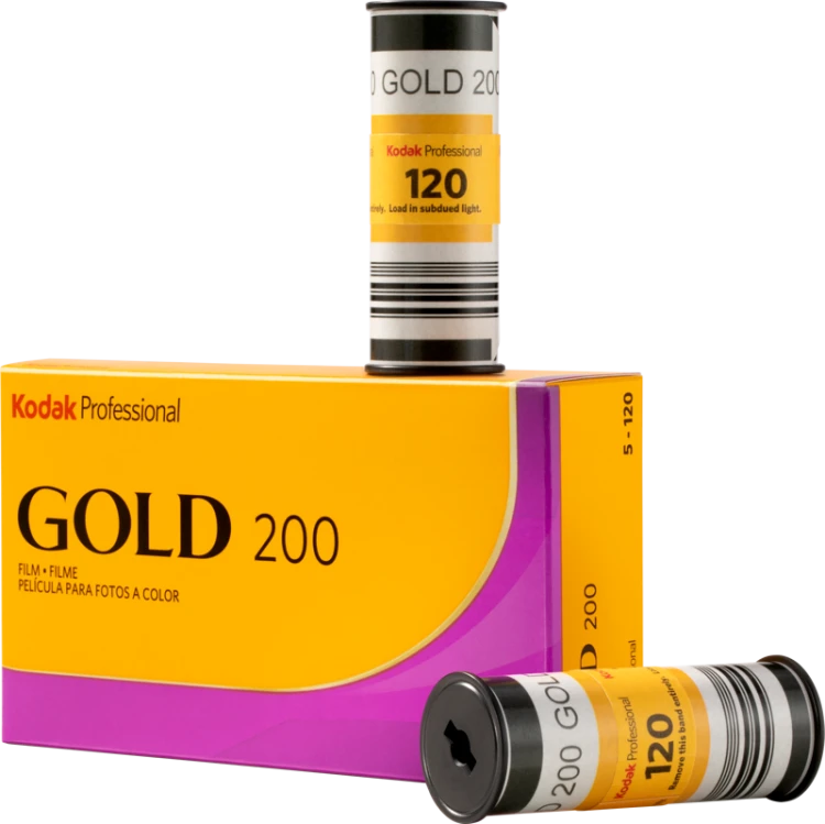 Kodak Professional Gold 200 120 Film 5-pack