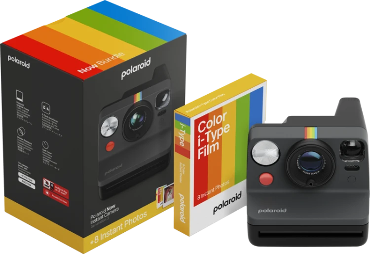 Wkłady Polaroid Now Gen 3 Black bundle with Color Film (8 photos)