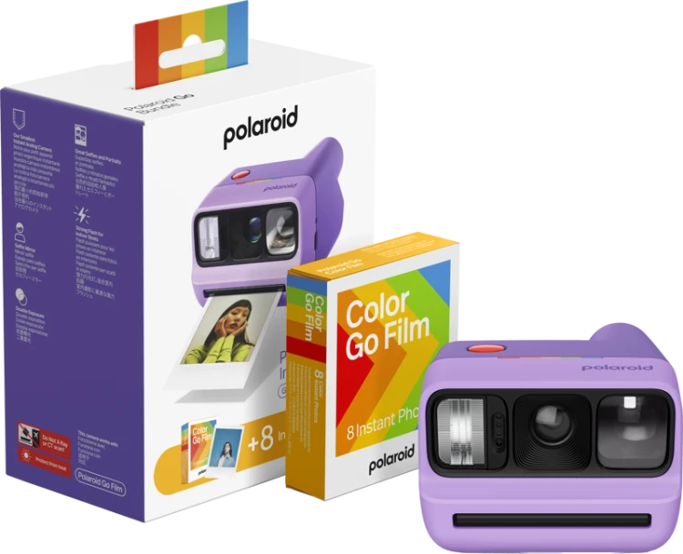 Wkłady Polaroid Go Gen 3 Purple + Color Film Bundle (8 Photos)