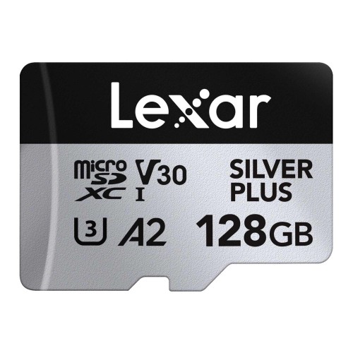 Karta pamięci Lexar High-Performance Silver Plus microSDXC 128GB + adapter
