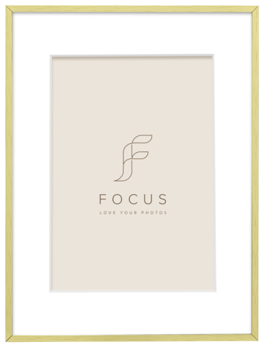 Ramka na zdjęcia Focus Aster Gold 24x30/PP 18x24