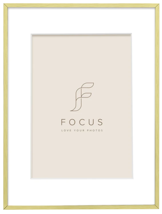 Ramka na zdjęcia Focus Aster Gold 24x30/PP 18x24