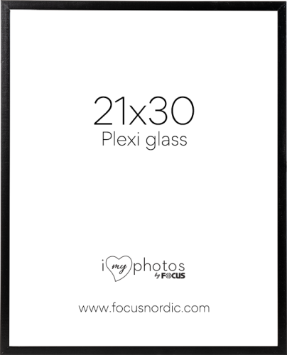 Ramka na zdjęcia Focus Soul Black Plexi 21x30