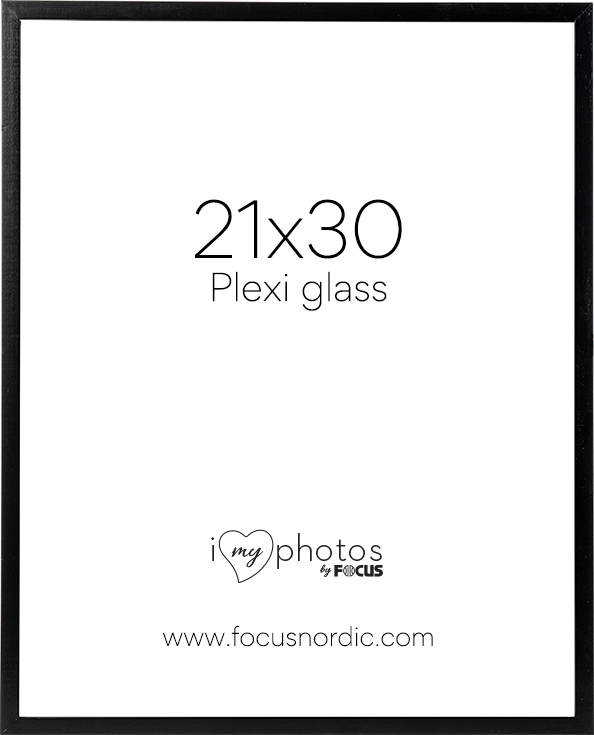 Ramka na zdjęcia Focus Soul Black Plexi 21x30