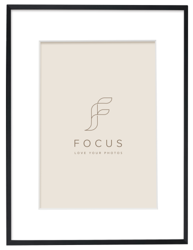 Ramka na zdjęcia Focus Aster Black 20x25/PP 15x20