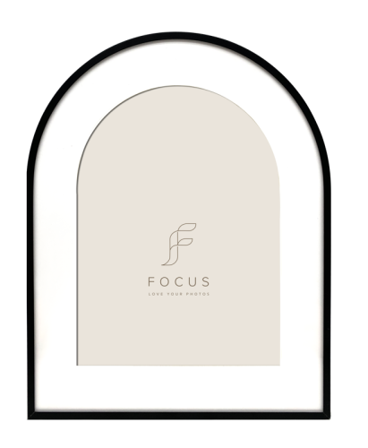 Ramka na zdjęcia Focus Aster Arch Black 21x26/PP 15x20