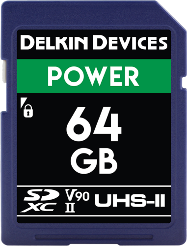 Karta pamięci Delkin SDXC Power 2000X UHS-II U3 (V90) R300/W250 64GB