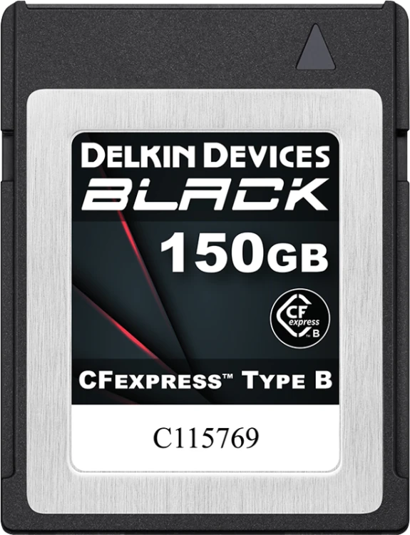 Karta pamięci Delkin CFexpress BLACK I Type B I R1725/W1530 (G3) 150GB