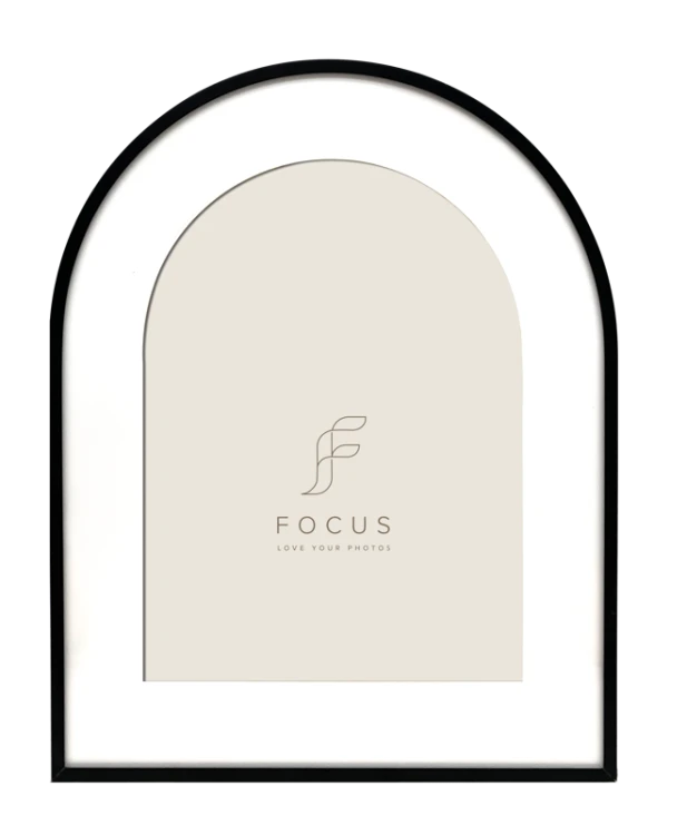 Ramka na zdjęcia Focus Aster Arch Black 19x24/PP 13x18
