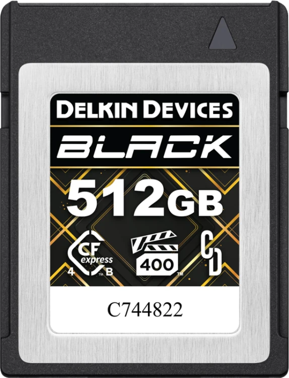 Karta pamięci Delkin CFexpress 4.0 BLACK | Type B | R3600/W3200 (VPG400) 512GB