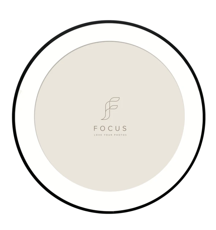 Ramka na zdjęcia Focus Aster Round Black 46,6/PP 40cm