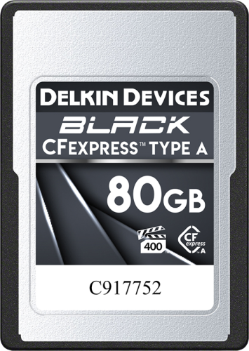 Karta pamięci Delkin CFexpress BLACK | Type A | VPG400, R880/W730 / 80GB