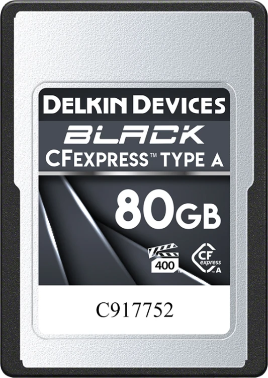 Karta pamięci Delkin CFexpress BLACK | Type A | VPG400, R880/W730 / 80GB