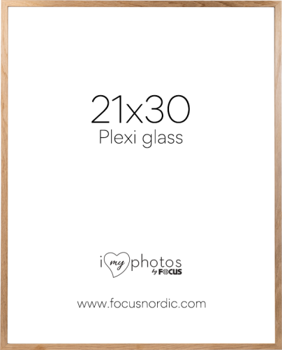 Ramka na zdjęcia Focus Soul Oak veneer 21x30 Plexi
