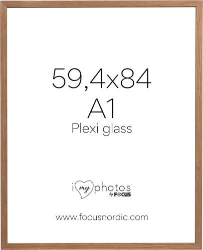 Ramka na zdjęcia Focus Soul Oak veneer 59,4X84 Plexi