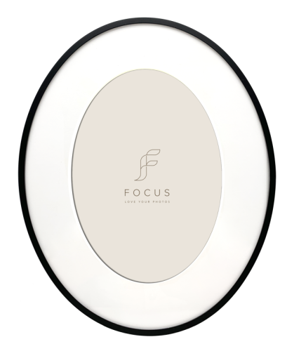 Ramka na zdjęcia Focus Aster Oval Black 26,6x36,6/PP 20x30