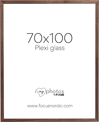 Ramka na zdjęcia Focus Soul Walnut veneer 70X100 Plexi