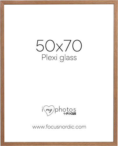 Ramka na zdjęcia Focus Soul Oak veneer 50X70 Plexi