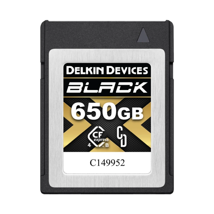 Karta pamięci Delkin CFexpress 4.0 BLACK | Type B | R3530/W3250 650GB