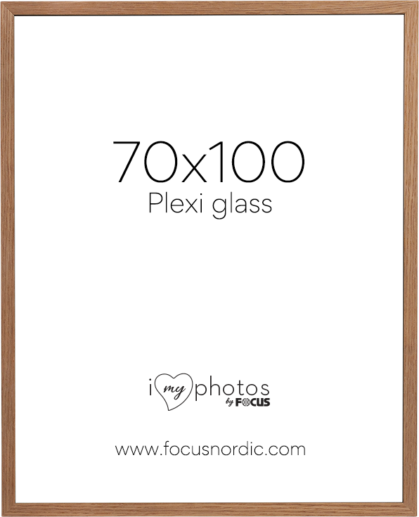 Ramka na zdjęcia Focus Soul Oak veneer 70X100 Plexi