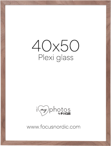 Ramka na zdjęcia Focus Soul Walnut veneer 40x50 Plexi