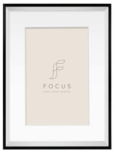 Ramka na zdjęcia Focus Aster Box Frame Black 20x30/PP 13x18