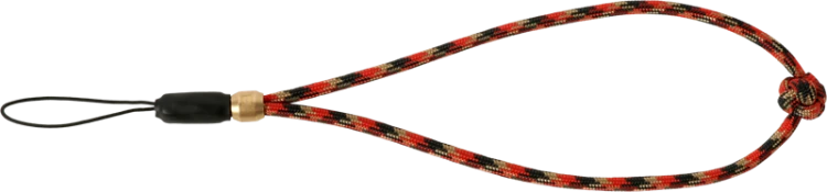 Artisan & Artist | ACAM-P04H | Multi Paracord Hand strap w/ Celtic button knot (w/Loop) Red/Black ARTISANARTIST