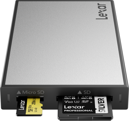 Karta pamięci Lexar Professional Workflow USB 3.2 Gen2 Reader, UHS-I/UHS-II, support SD/MicroSD