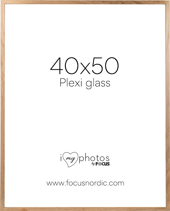 Ramka na zdjęcia Focus Soul Oak veneer 40x50 Plexi