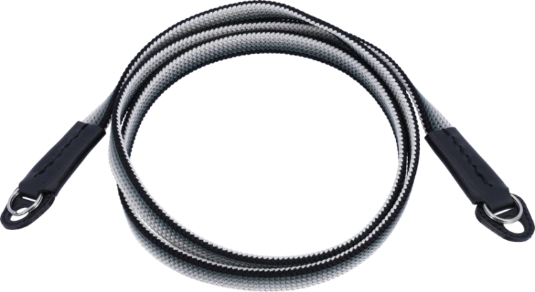 Artisan & Artist I ACAM-312A I Ayatake Gradation Silk cord strap, Black/Silver ARTISANARTIST