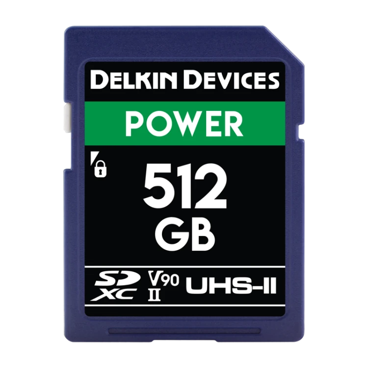 Karta pamięci Delkin SDXC Power 2000X UHS-II U3 R300/W250 (V90) 512GB