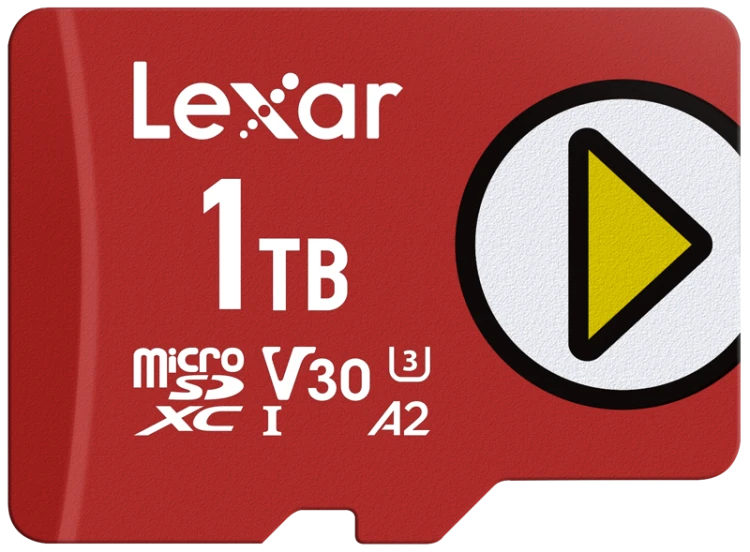 Karta pamięci Lexar microSDXC PLAY UHS-I/A2/U3 R205/W140 (V30) 1TB