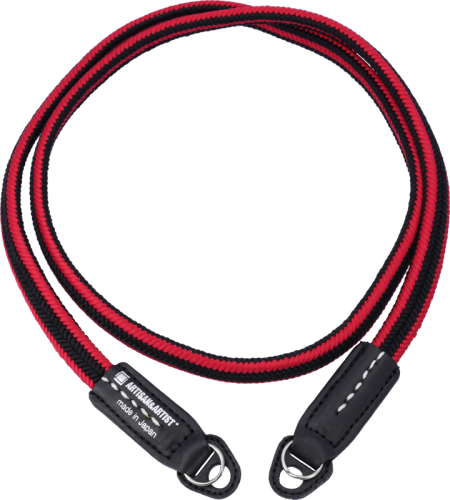 Artisan & Artist I ACAM-310A I Silk camera strap, Black/Red ARTISANARTIST