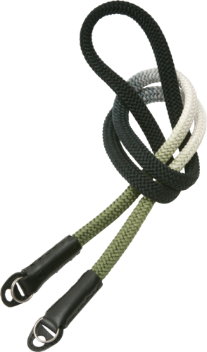 Artisan & Artist | ACAM-316G | Silk Camera Strap | Gradation, Black/Khaki ARTISANARTIST