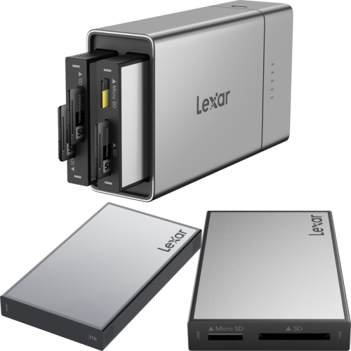 Karta pamięci Lexar Professional Workflow Go I with SD/microSD reader and 2TB SSD