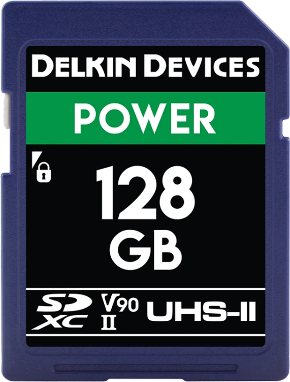 Karta pamięci Delkin SDXC Power 2000X UHS-II U3 (V90) R300/W250 128GB