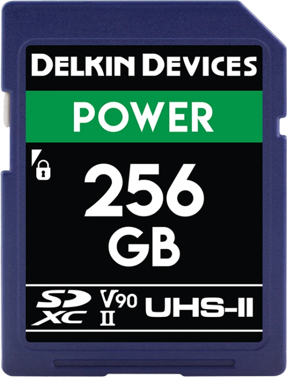 Karta pamięci Delkin SDXC Power 2000X UHS-II U3 (V90) R300/W250 256GB