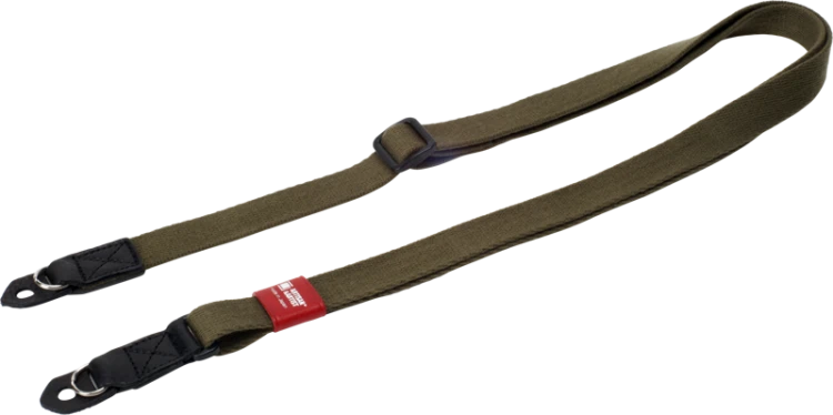 Artisan & Artist | ACAM-100A | Slim & Soft Cloth Camera strap - Leica M/mirrorless (w/Ring) Khaki ARTISANARTIST