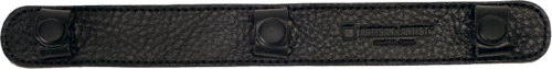 Artisan & Artist | ACAM-30 | Leather Neck Pad For Silk Strap, Black ARTISANARTIST