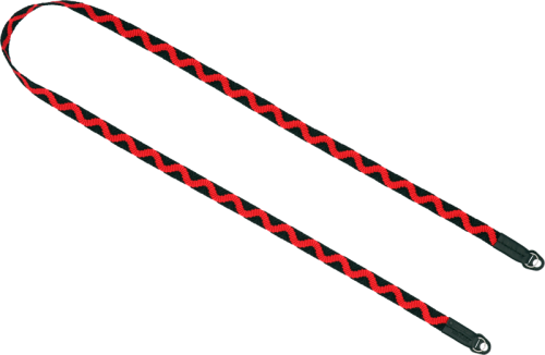 Artisan & Artist | ACAM-318 | Silk Camera Strap w/ Traditional Japanese Pattern (Long) BLK/Red ARTISANARTIST