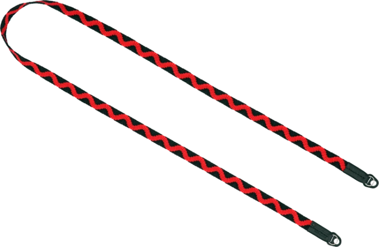 Artisan & Artist | ACAM-318 | Silk Camera Strap w/ Traditional Japanese Pattern (Long) BLK/Red ARTISANARTIST